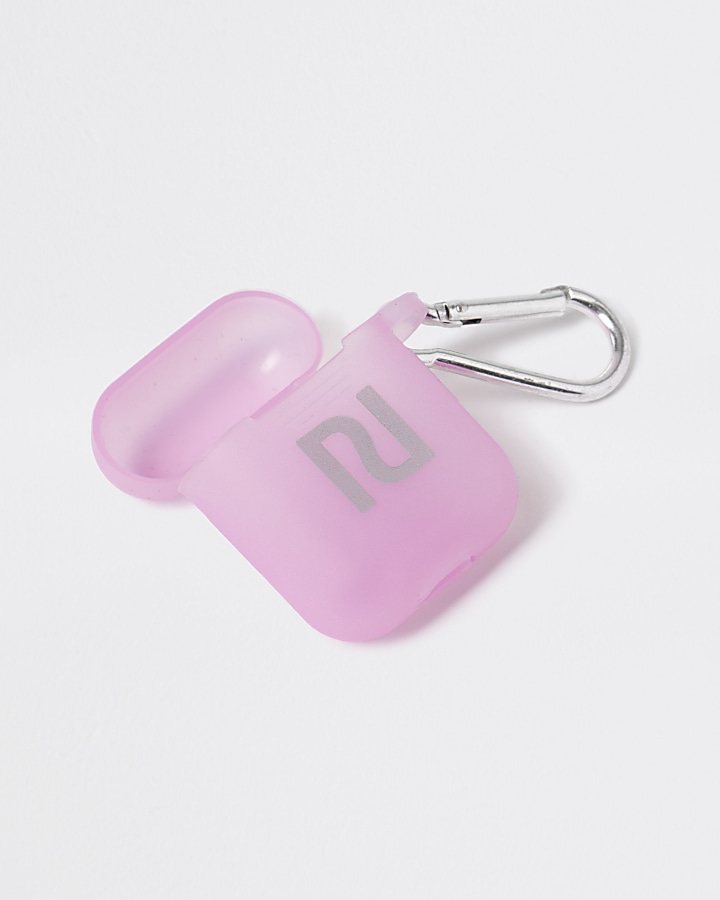 Girls pink earpod holder