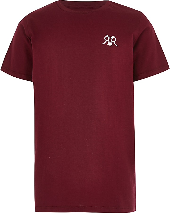 Boys red RVR T-shirt