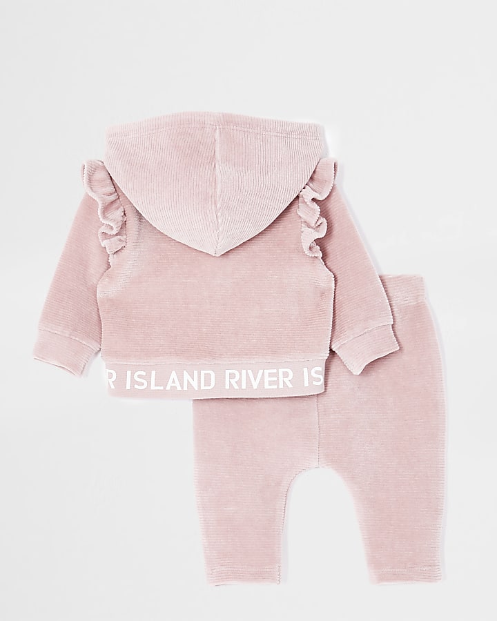 Baby pink velour ribbed bomber jacket outfit