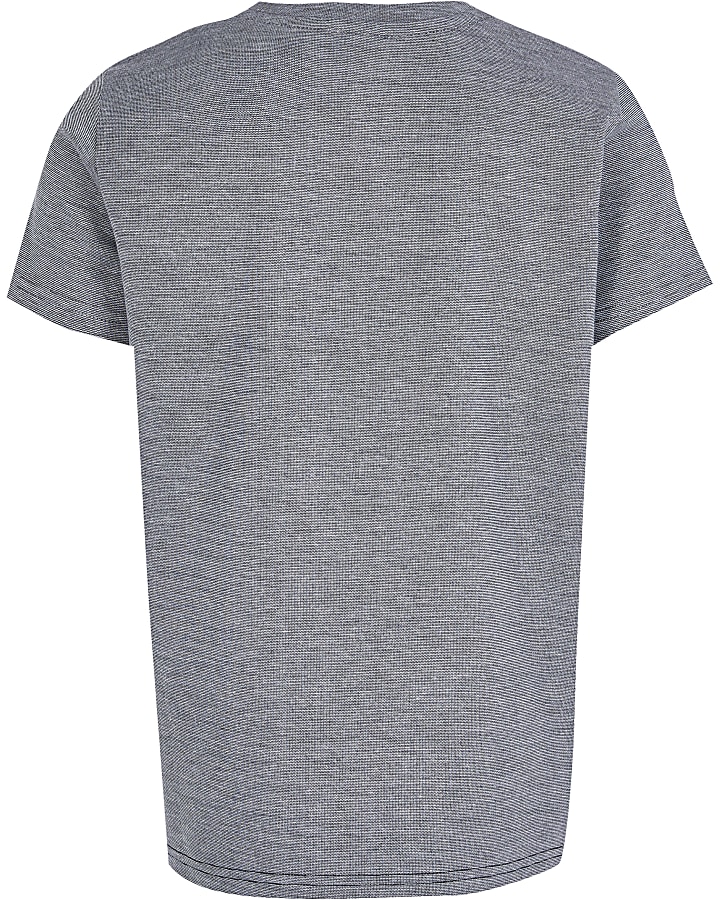 Boys grey textured ombre t-shirt