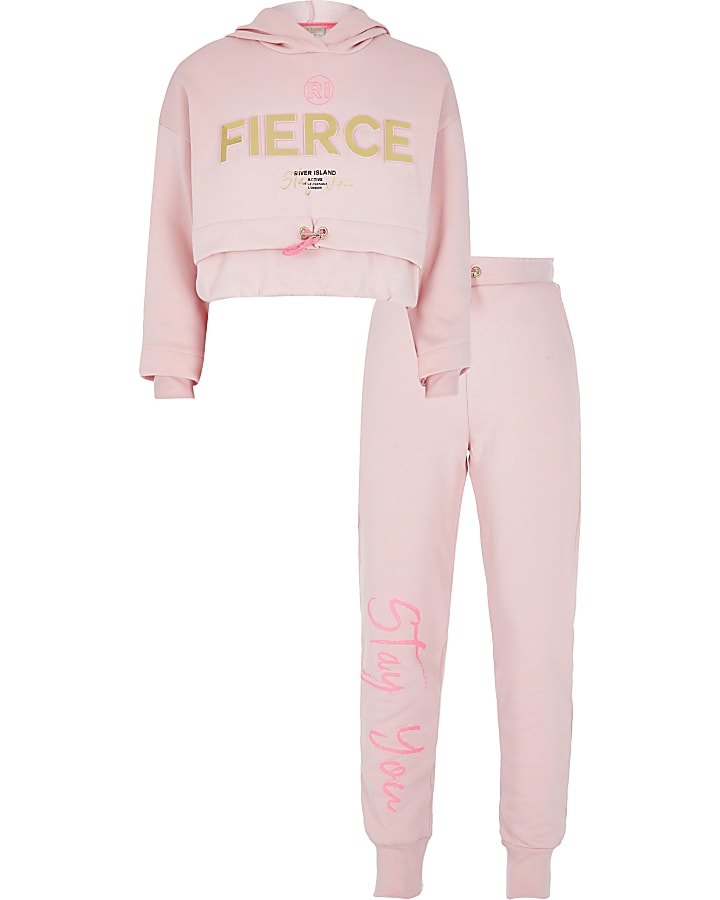 Age 13+ girls RI Active pink tracksuit