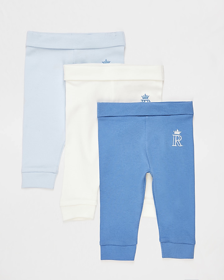 Baby blue leggings 3 pack
