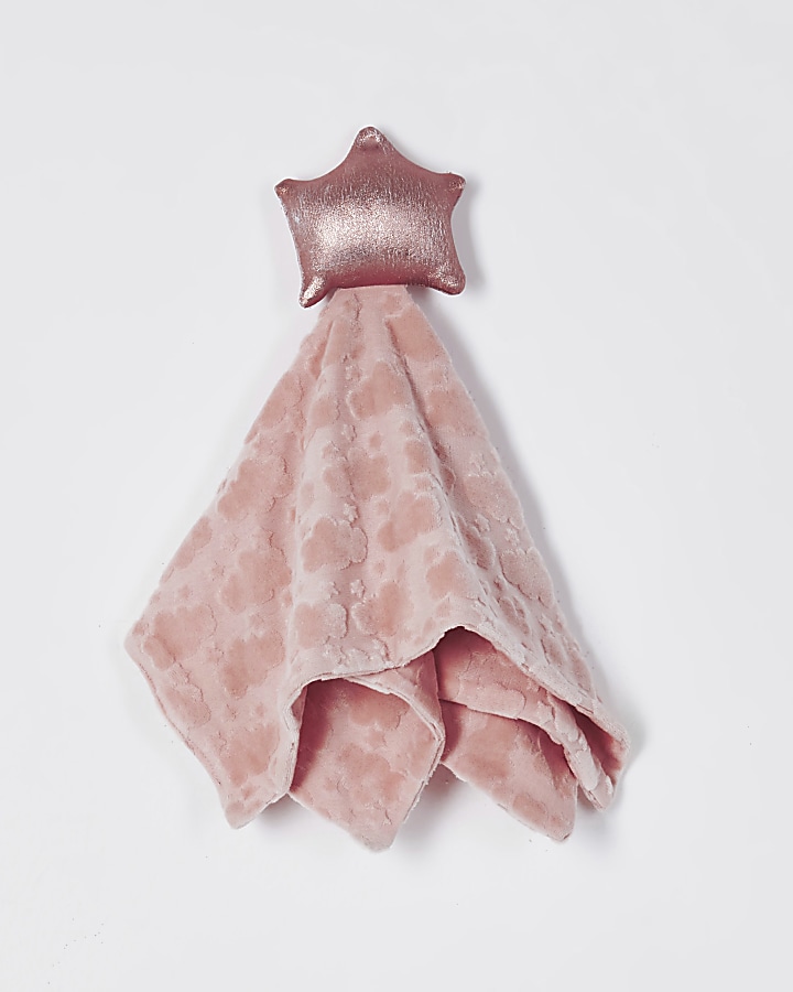 Baby pink velour cloud bodysuit toy outfit