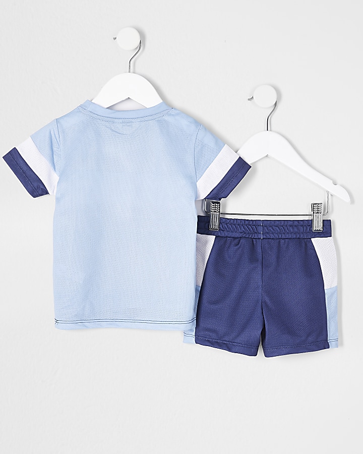 Mini Boys blue Prolific T-shirt outfit