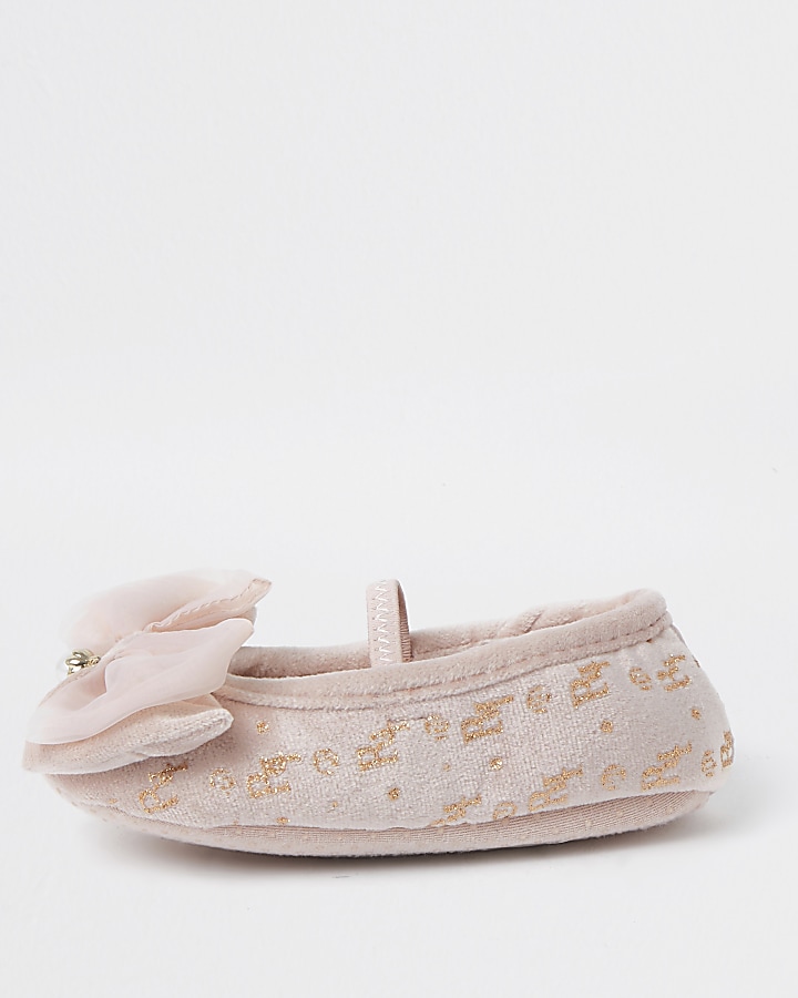 Mini girls pink ballet slipper