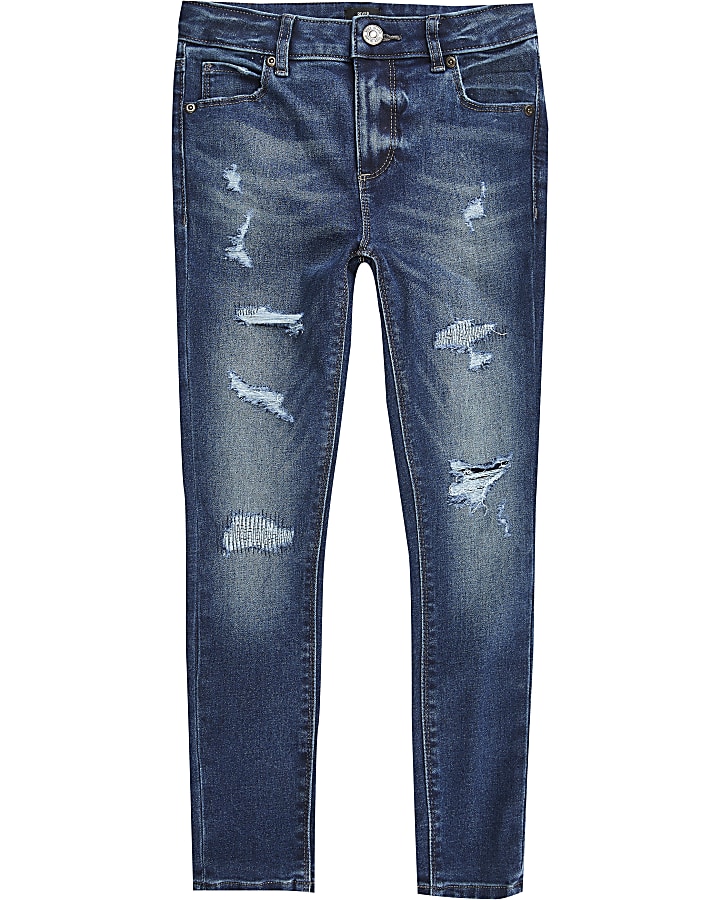Boys blue ollie skinny jeans
