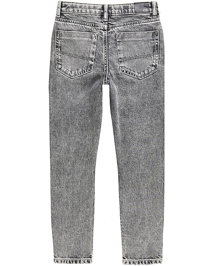 Boys grey skinny fit jeans