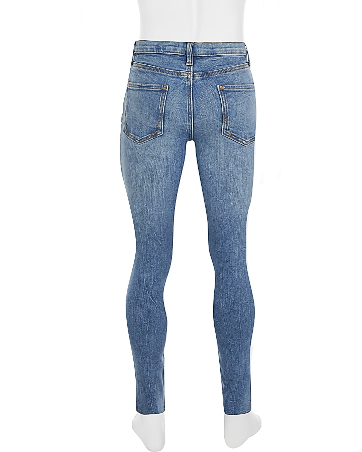 Girls blue Amelie skinny fit jeans