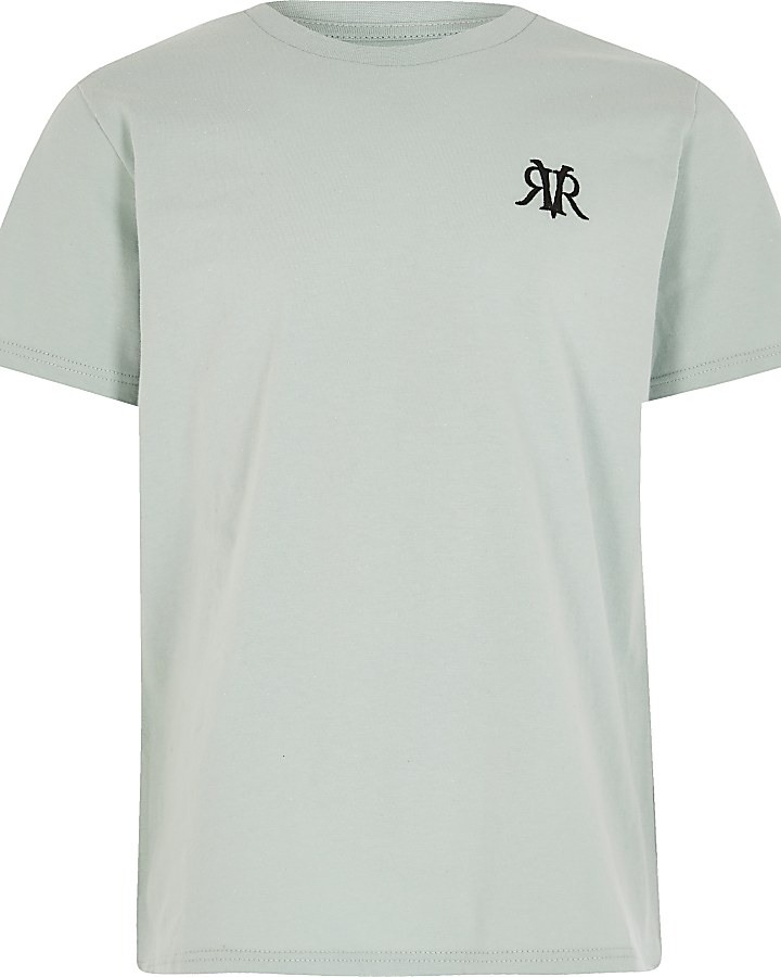 Boys Green OB RVR Multibuy Mint Tshirt