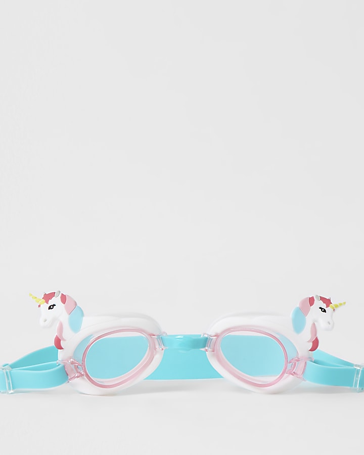 Girls pink unicorn goggles