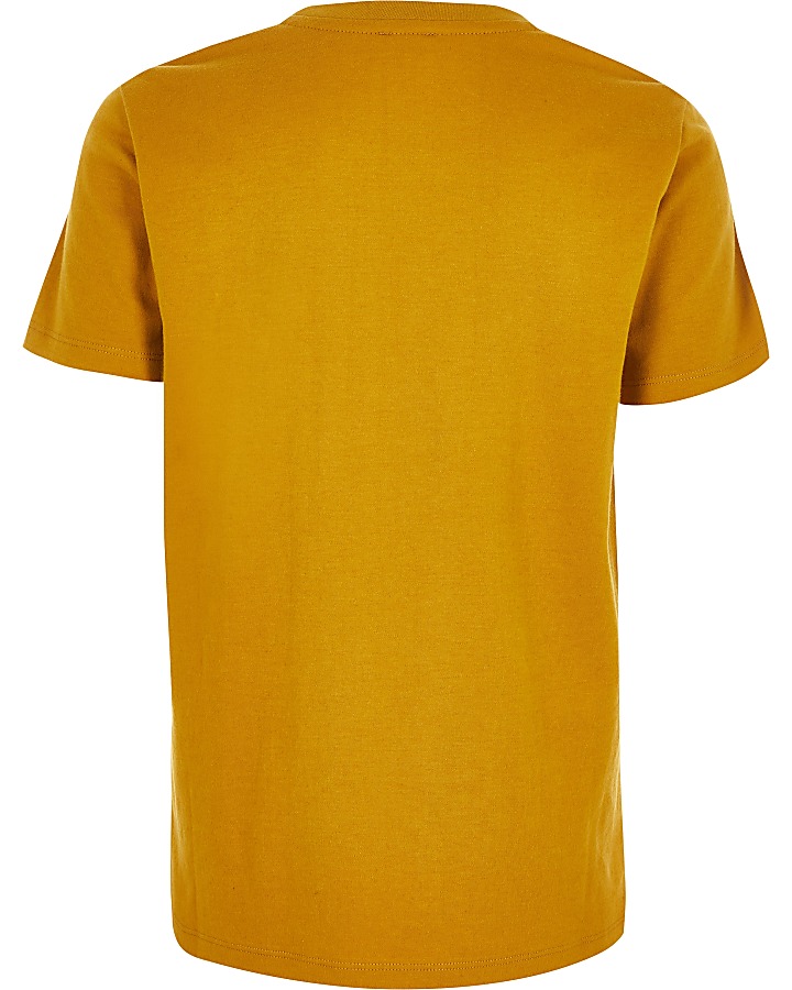 Boys Undefined yellow tape T-shirt