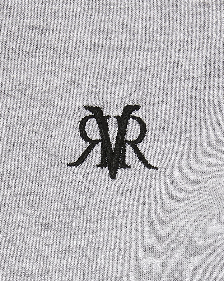 Boys grey and black RVR sweatshirt 2 pack