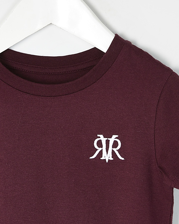 Mini boys red RVR short sleeve T-shirt