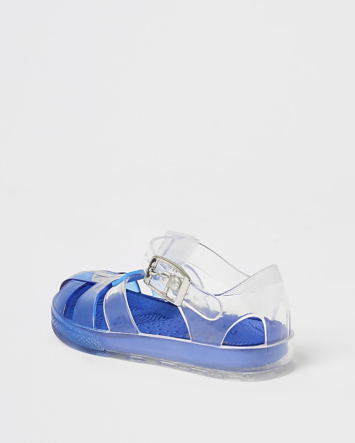 Mini boys blue Prolific jelly sandals