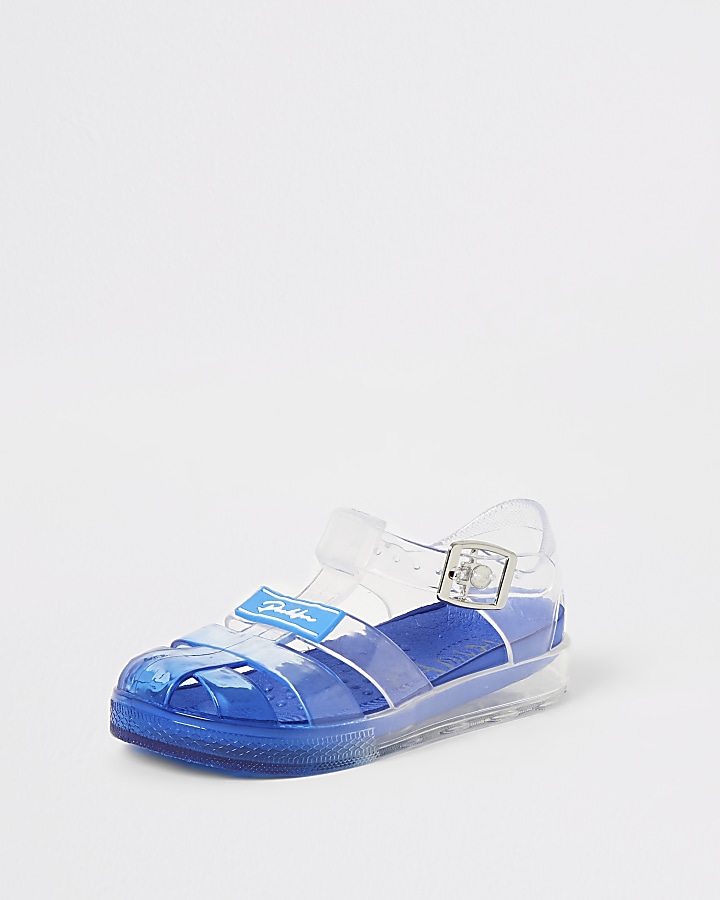 Mini boys blue Prolific jelly sandals