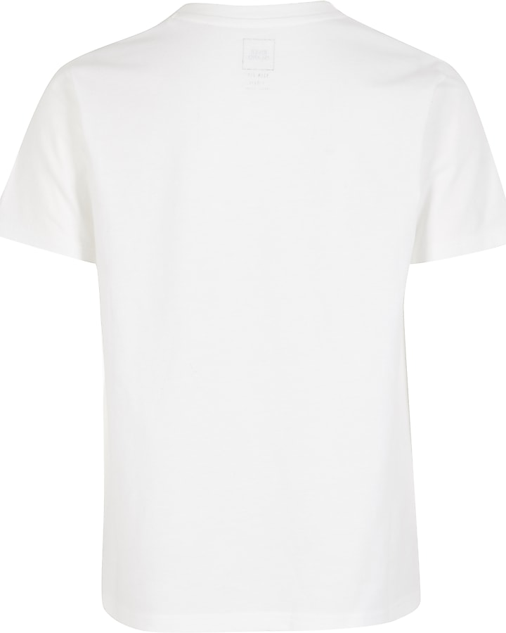 Boys white RVR T-shirt