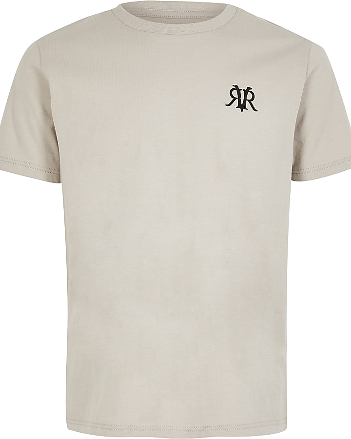 Boys grey RVR T-shirt