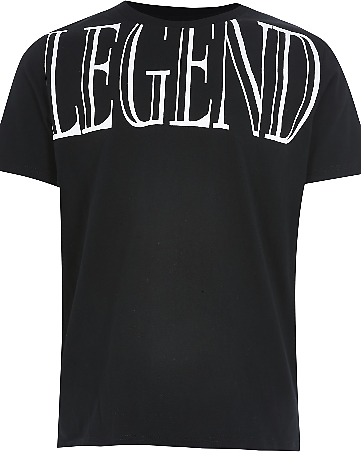 Boys black 'Legend' T-shirt