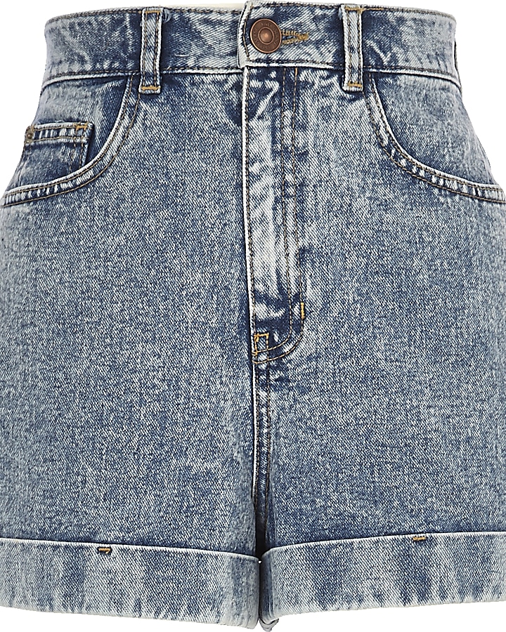 Light washed best sale jean shorts