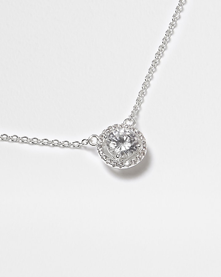 Love Luli silver-plated diamanté necklace