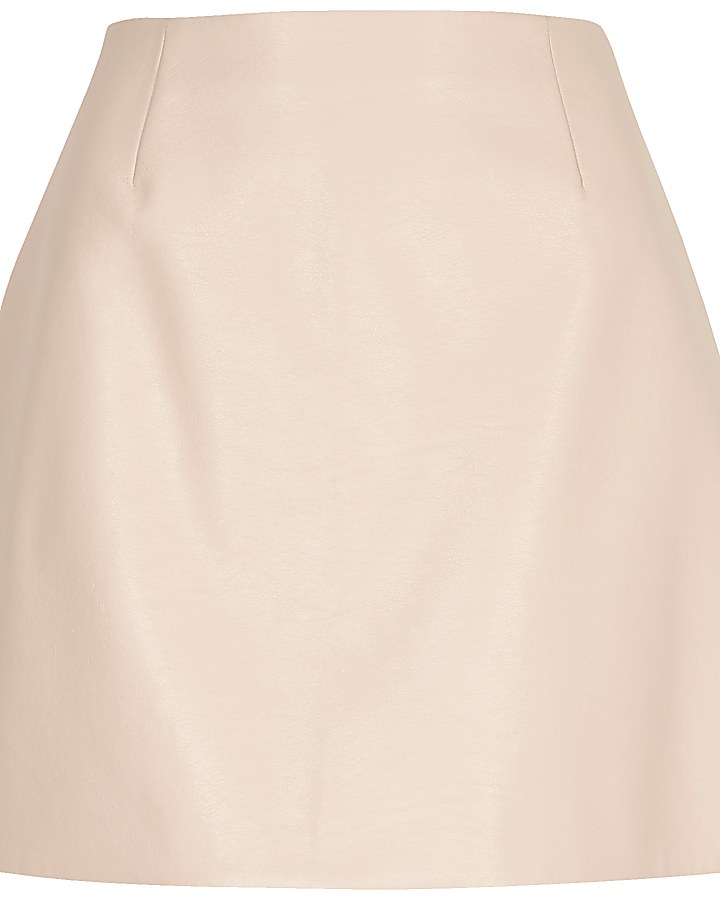Light pink mini skirt