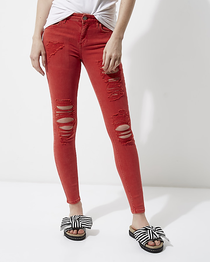 Red Amelie super skinny fit jeans