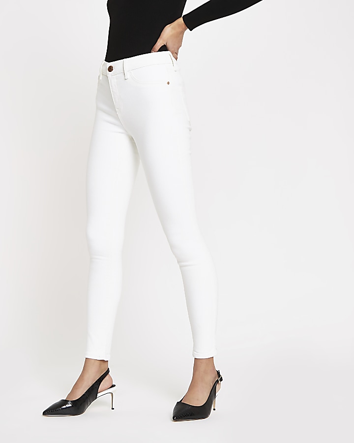 Off white Amelie super skinny jeans