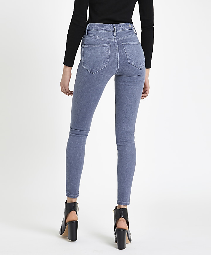 Grey Molly mid rise jegging