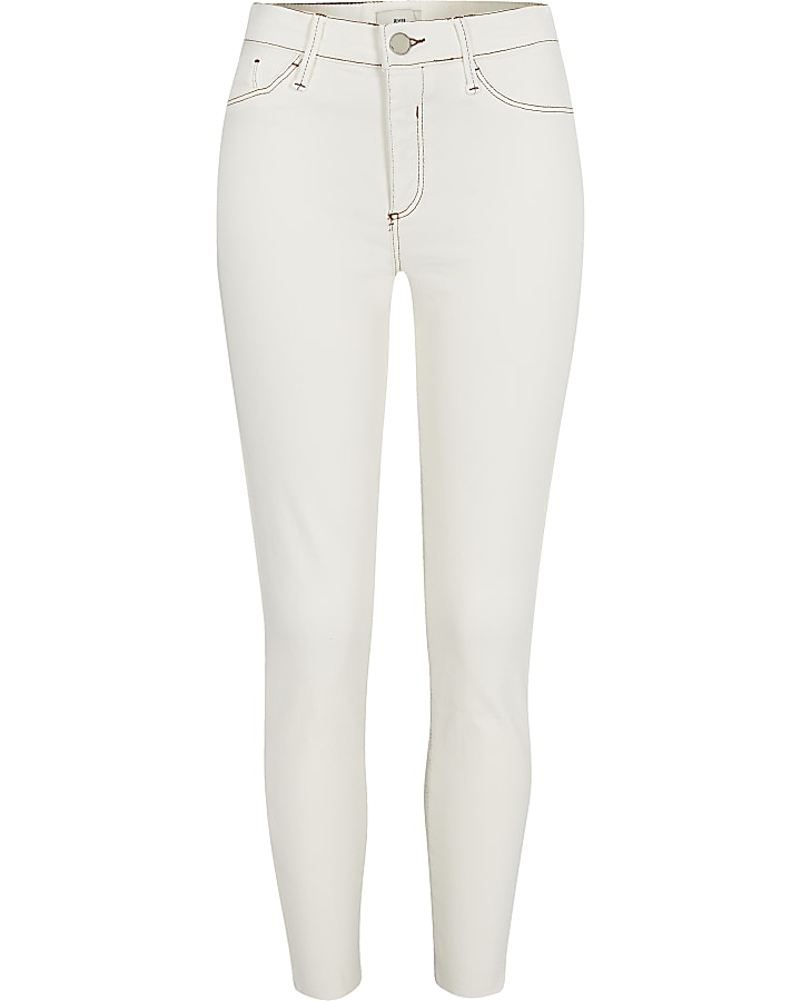 Off white Molly mid rise jeggings