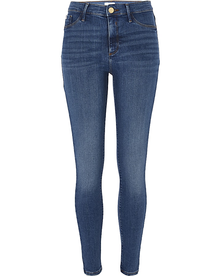 Mid blue Molly mid rise jeggings