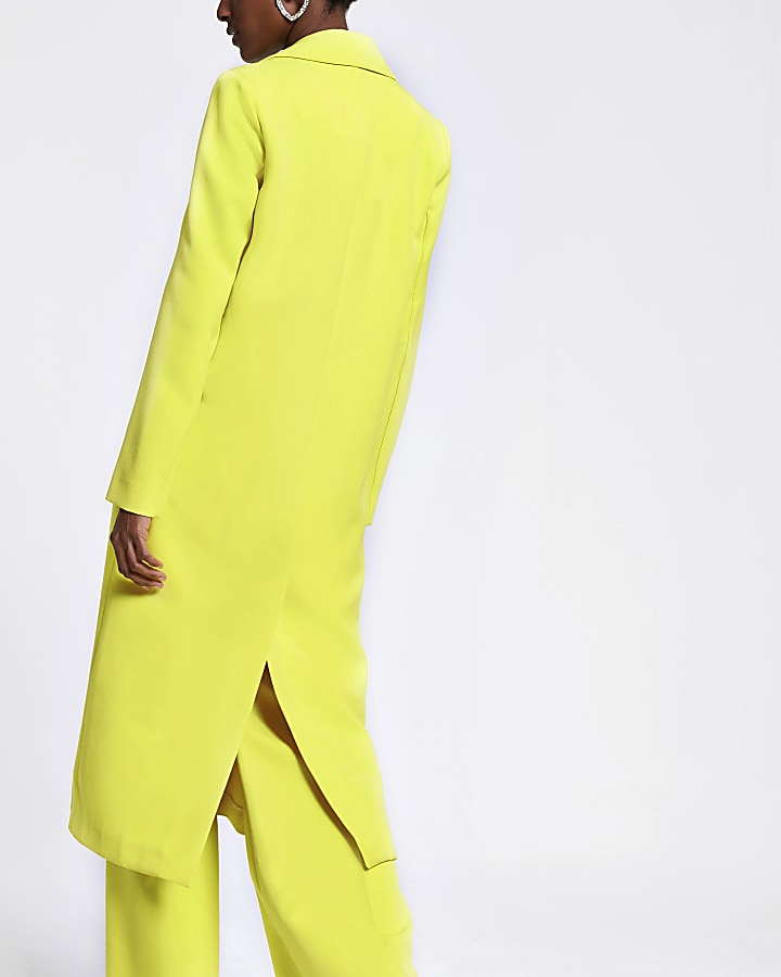 Lime longline jacket