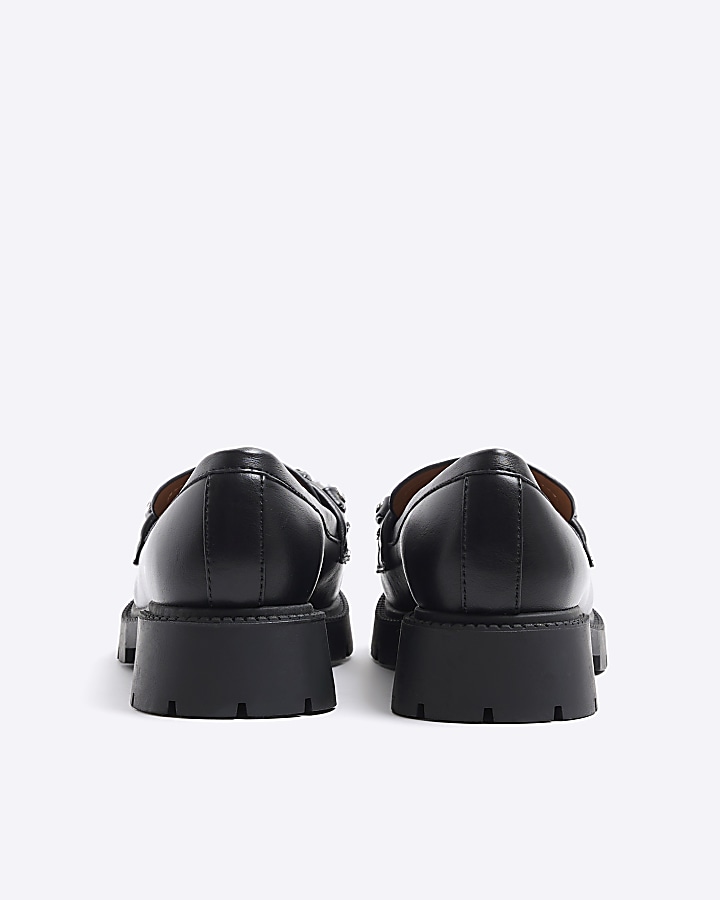 Black Pearl Chunky Loafers