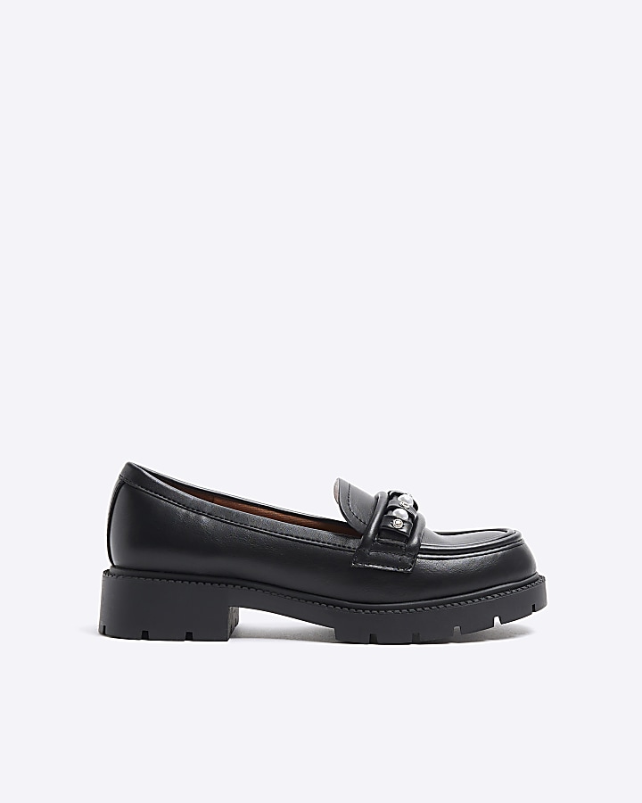 Black Pearl Chunky Loafers