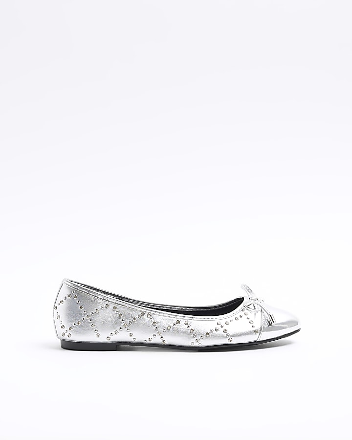 River island womens flat hot sale shoes