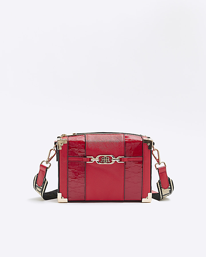 River island clearance red handbag