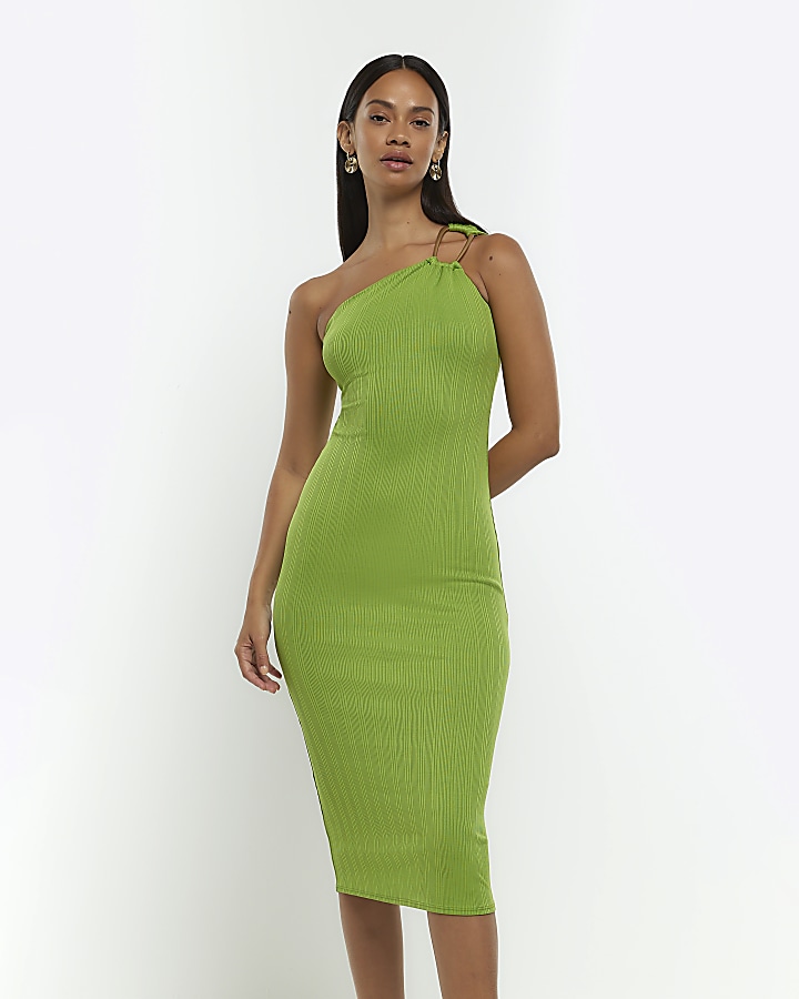 Neon bodycon best sale midi dress