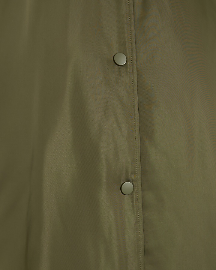Plus khaki bomber jacket River Island