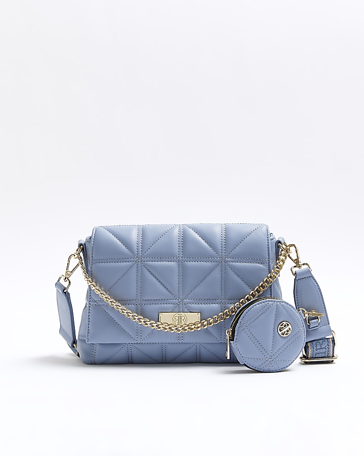 River island cheap blue handbag