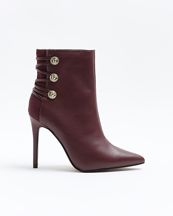 Tie up heel store boots