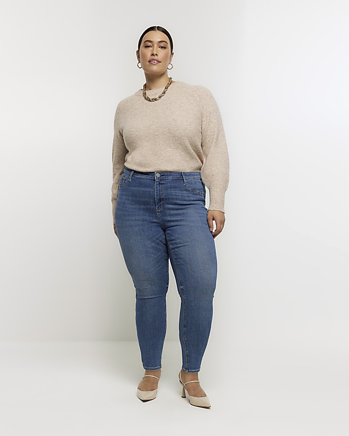 Slim fit plus sales size jeans