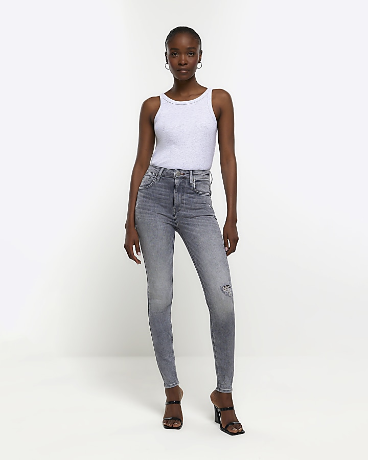 Super high waisted store super skinny jeans