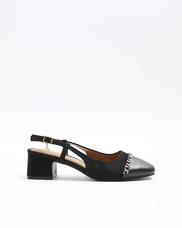 River island block cheap heel shoes