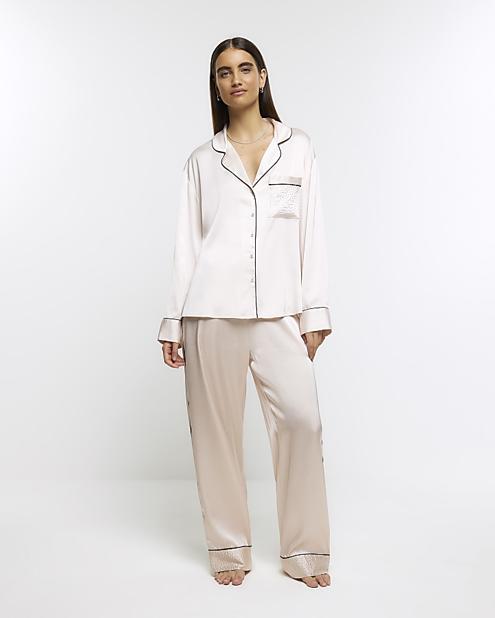 River island best sale silk pjs