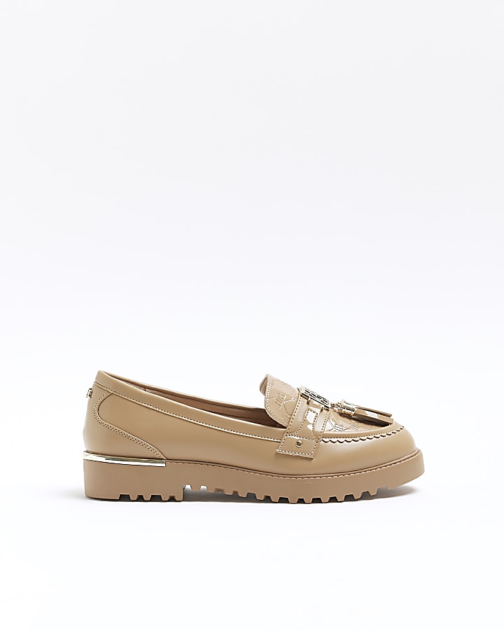 Nude loafers on sale