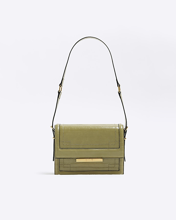 River island 2025 khaki slouch bag