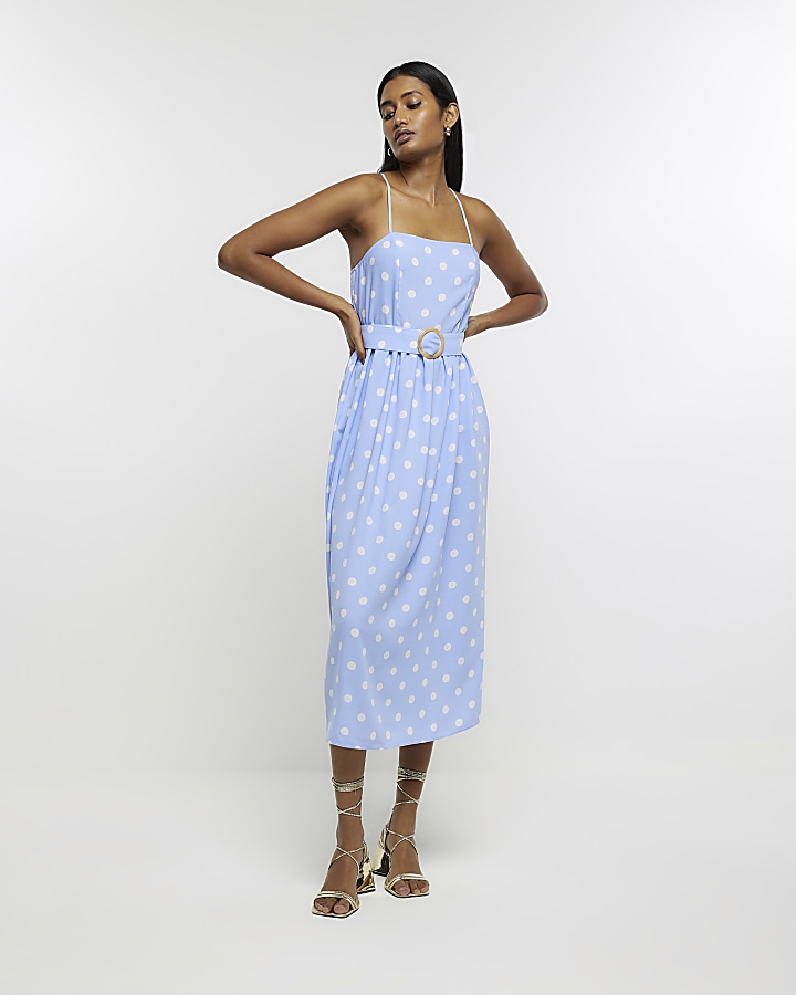 Light blue 2025 spotty dress