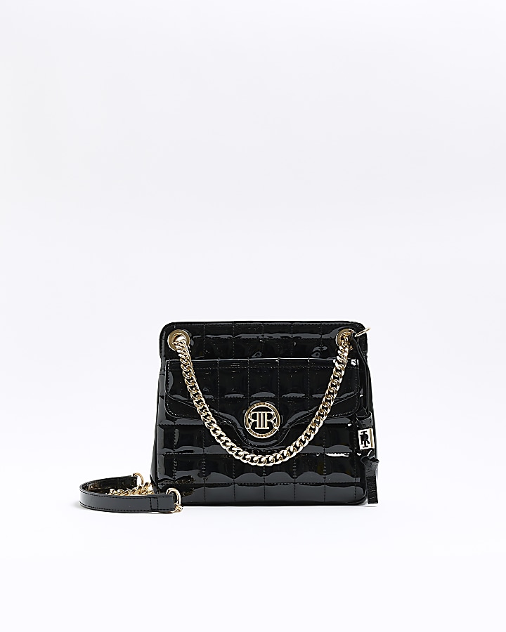 Chain strap cheap black bag