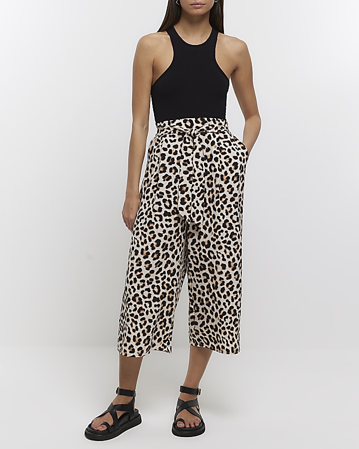 River island hot sale denim culottes