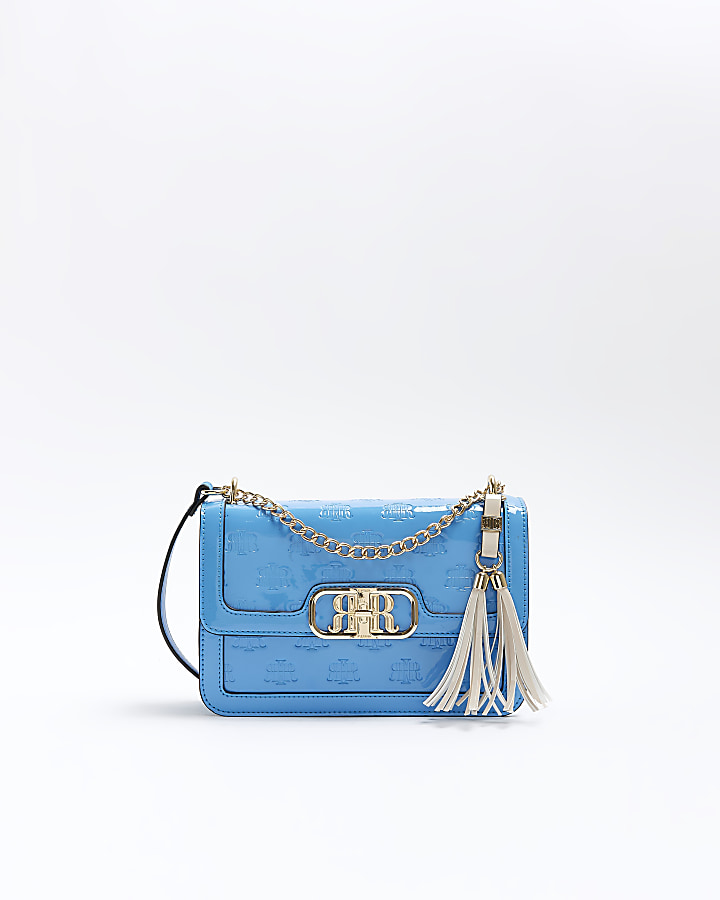 River island store blue handbag