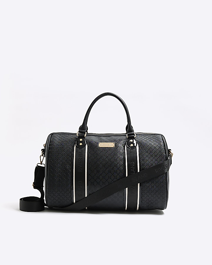 River island best sale monogram weekender bag